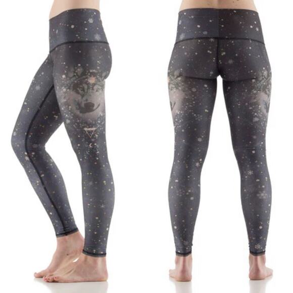 teeki Pants - 3 FOR $50! 🎁 TEEKI Run With Wolves Long Hot Pant Legging Sz. S